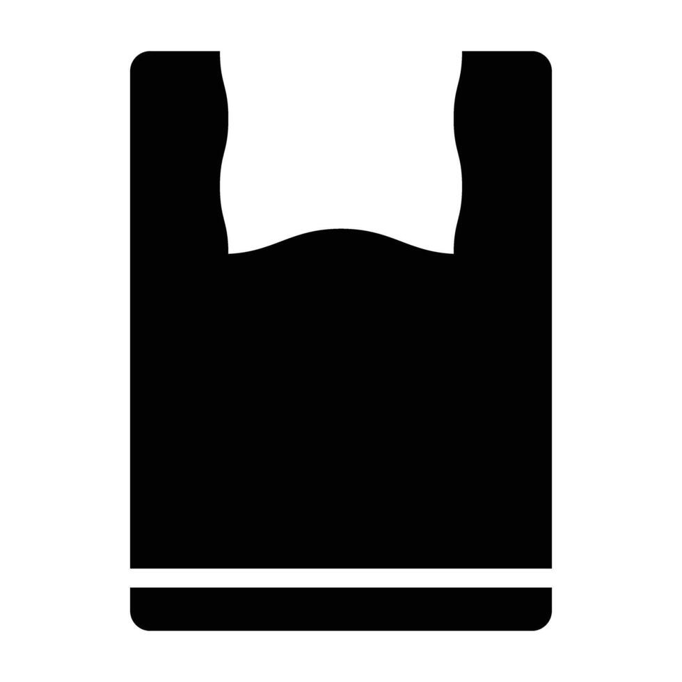 Plastic Bag Icon Design vector