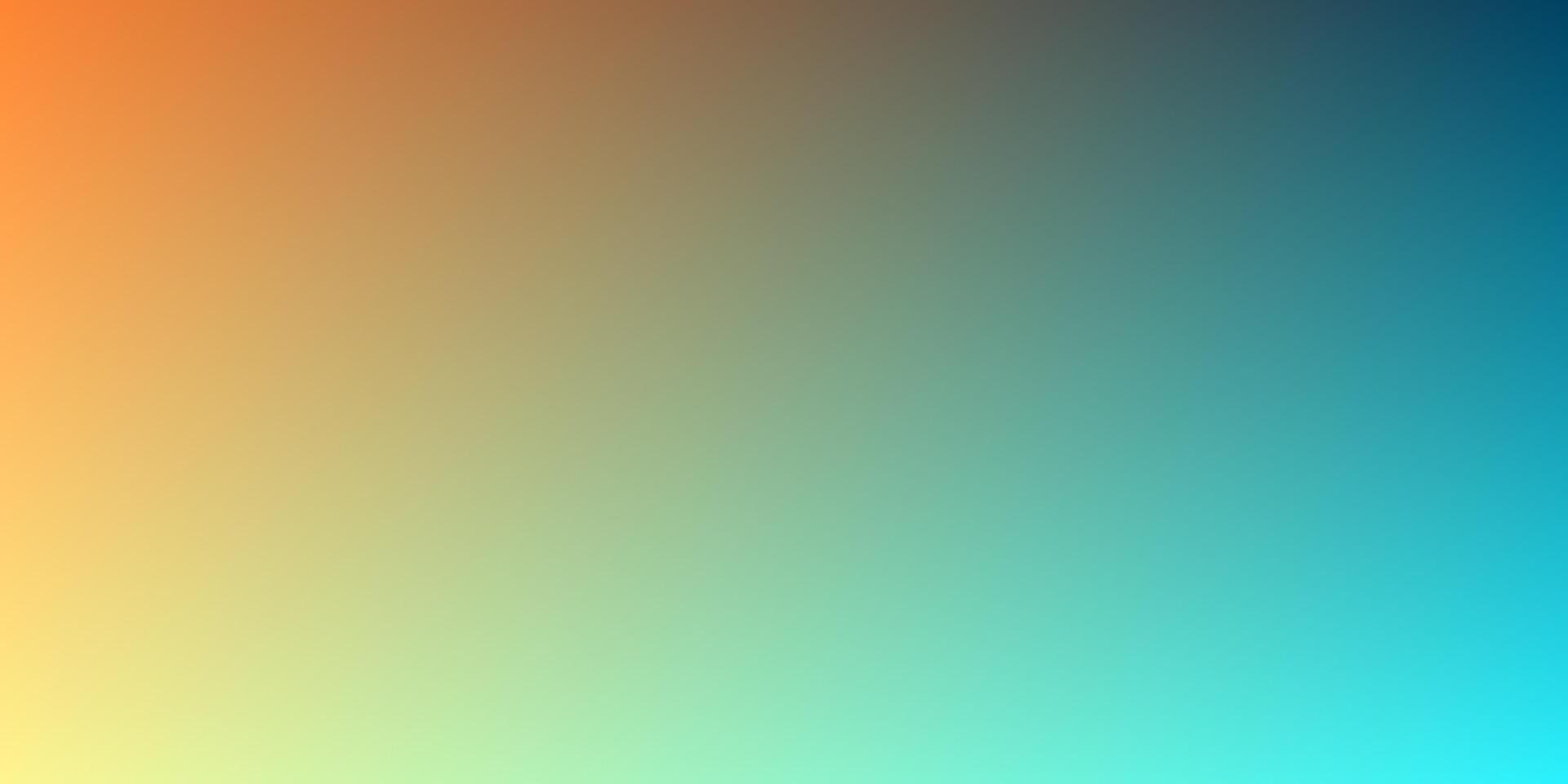 wide yellow and blue color gradient background with glow effect vector