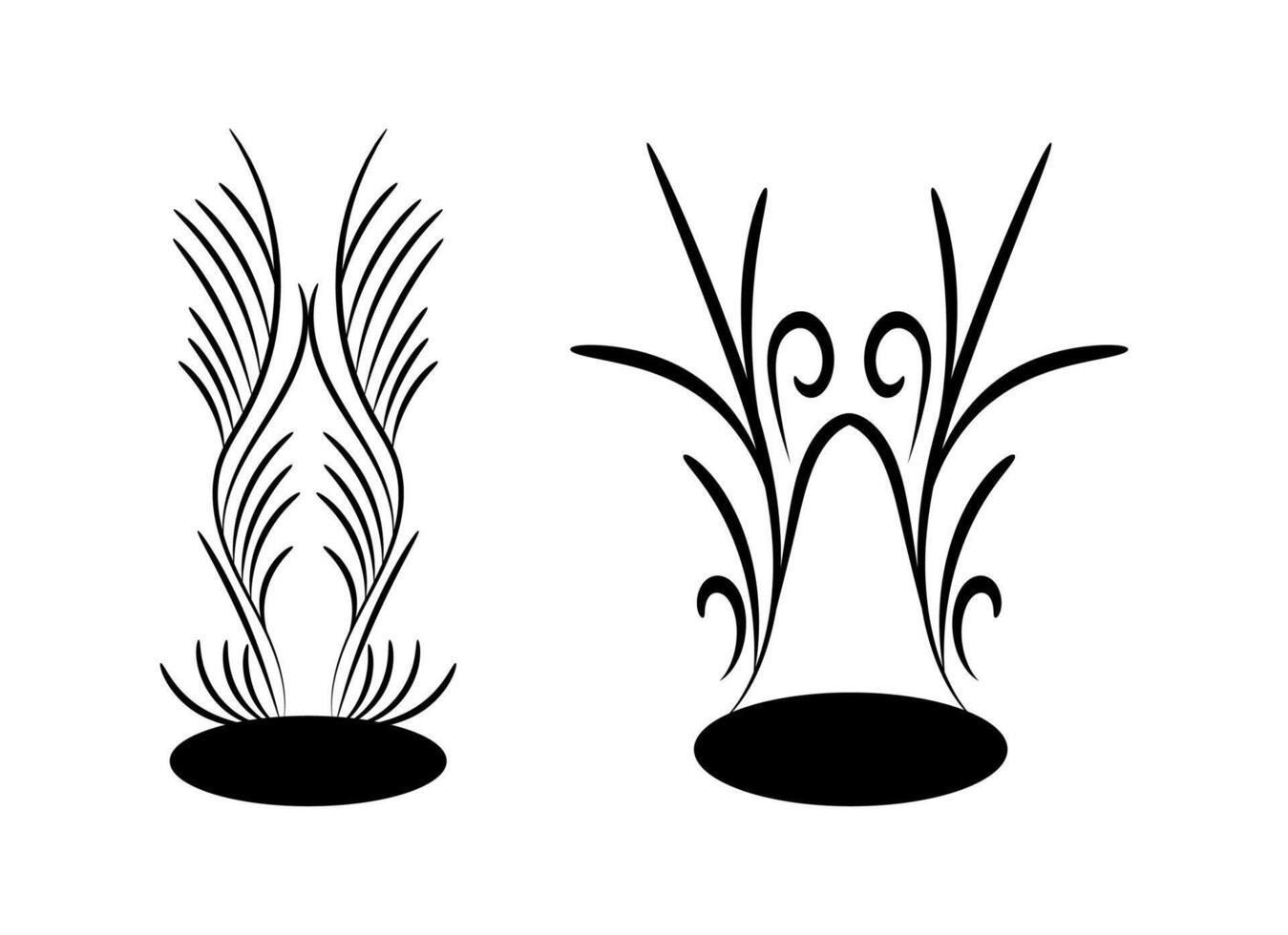 Decorative calligraphic divider and border for vignette scrapbook ornament vector