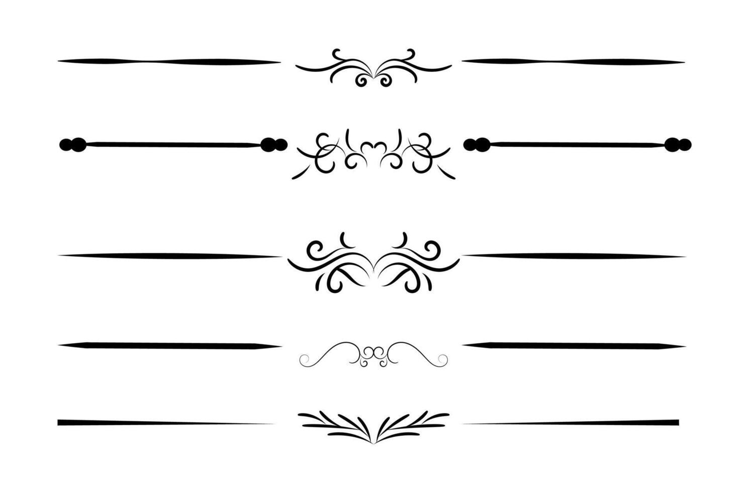 Ornamental decorative elements vector