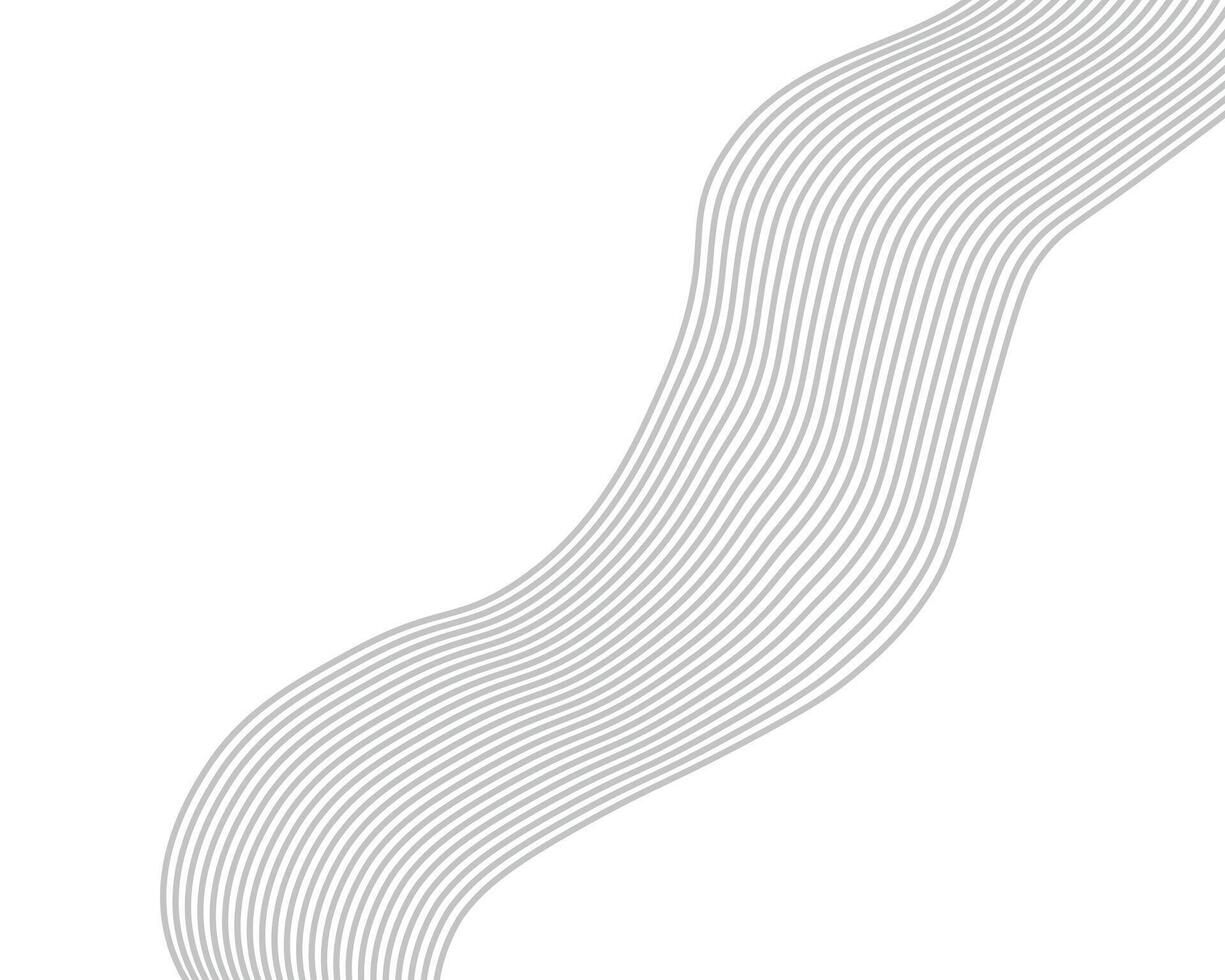 Twisting Ribbon Waves for Posters vector
