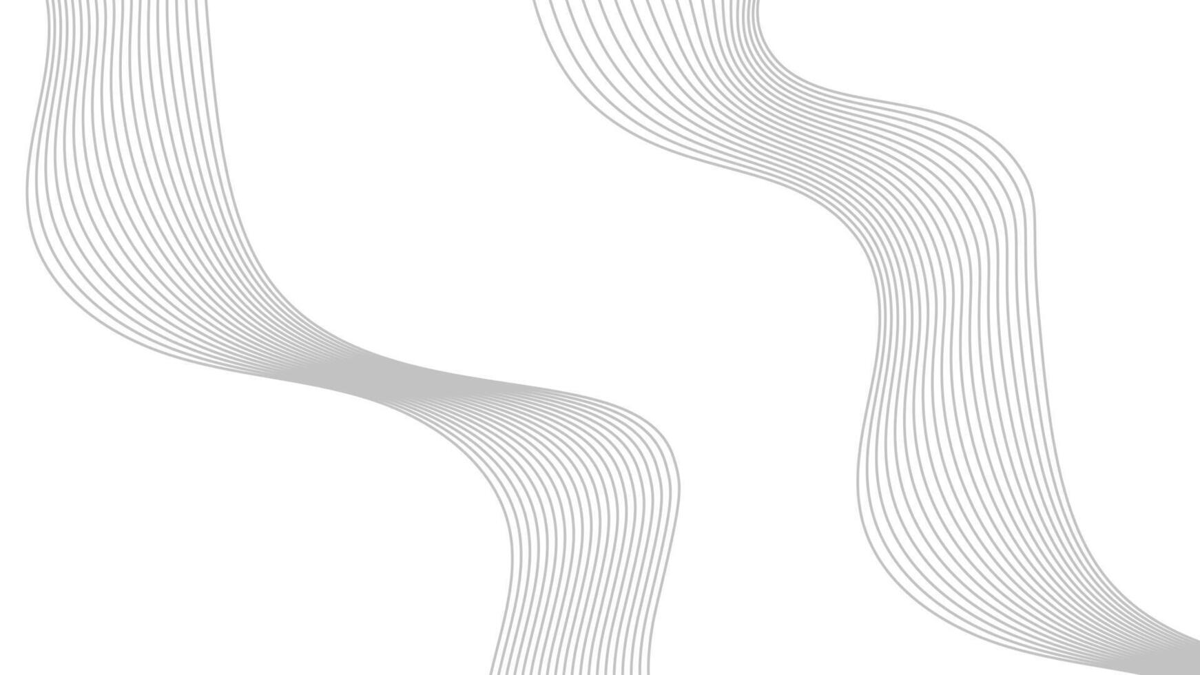 Minimalist Wave Artwork vector