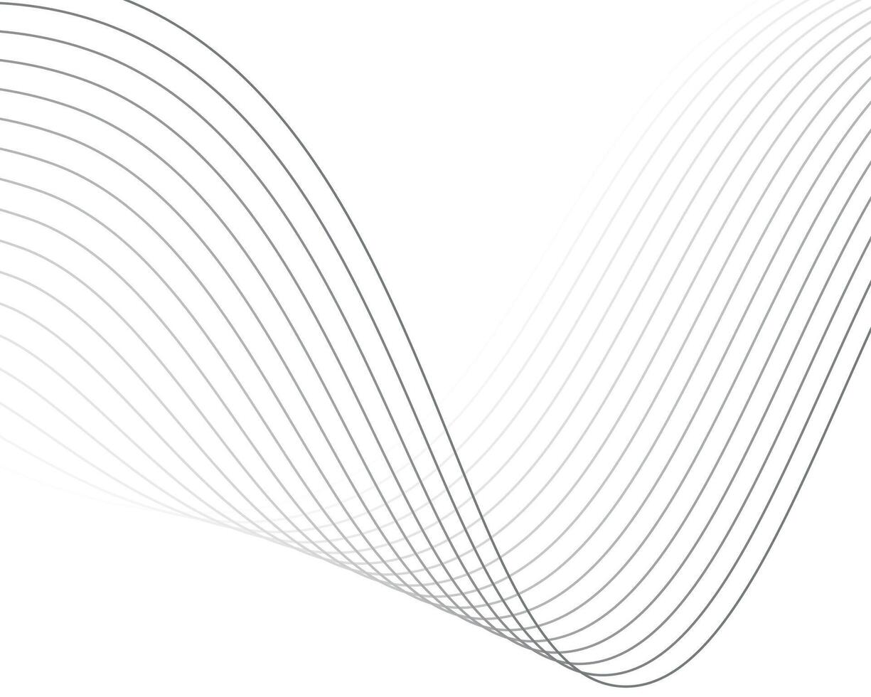 Dynamic Flowing Line Art Template vector