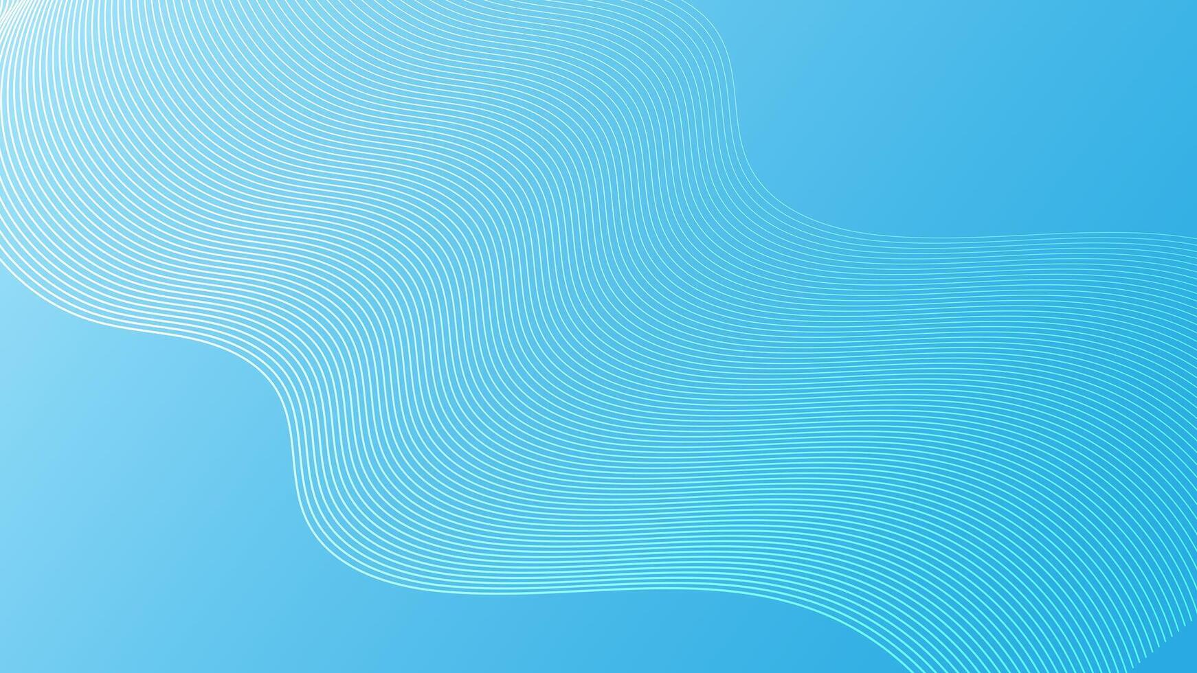 Minimal Wavy Design for Digital Graphics vector