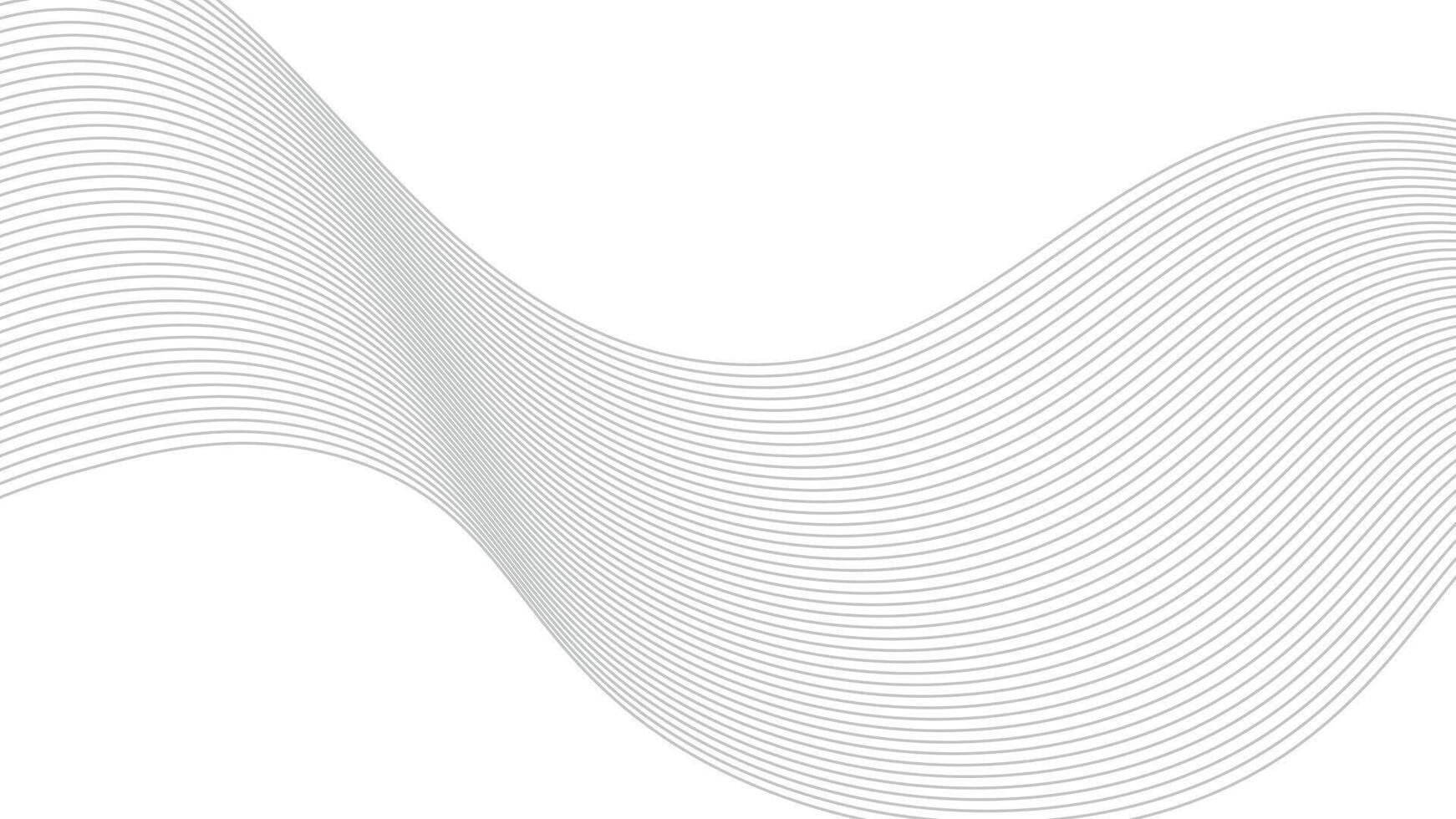 Gradient Wavy Lines vector