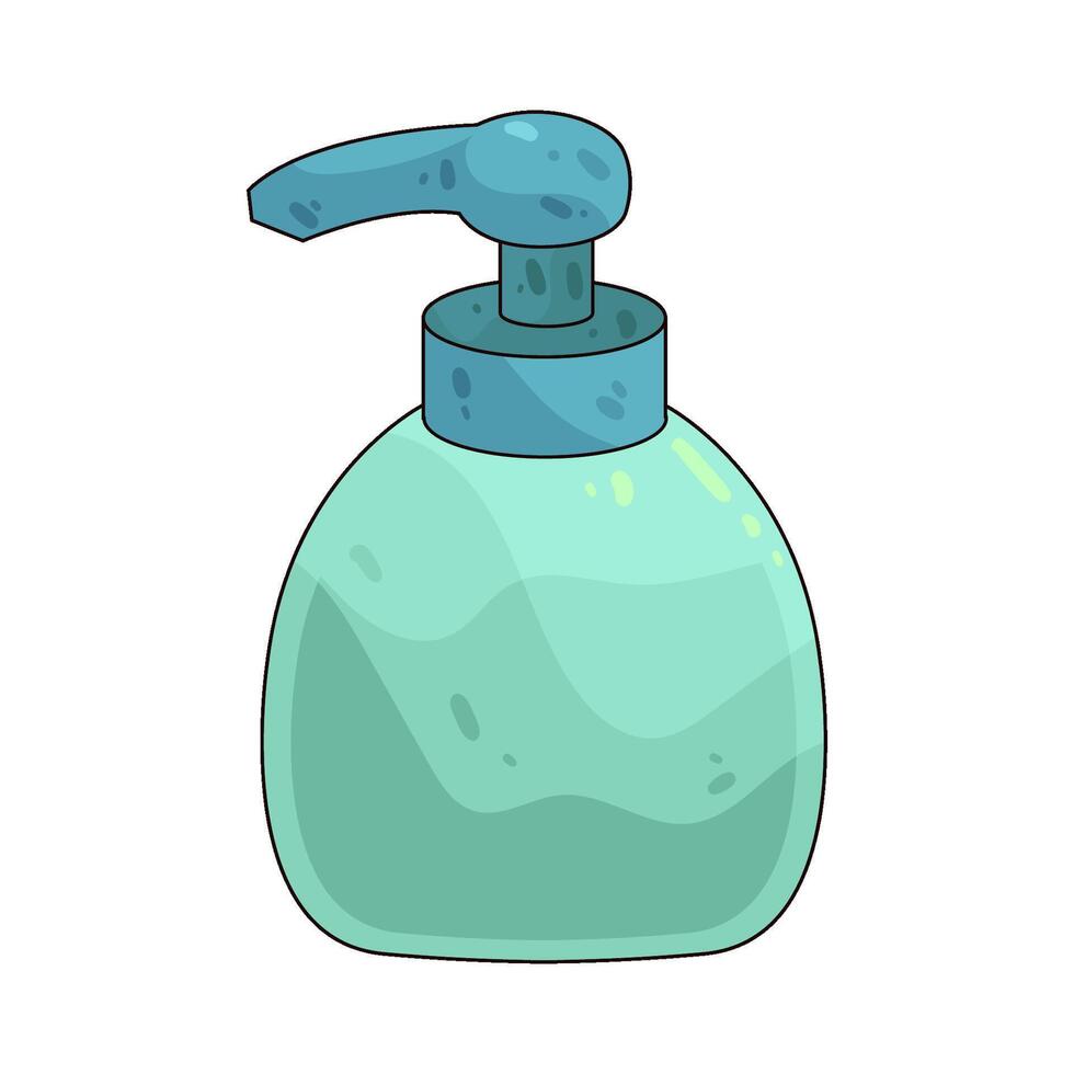 Illustration of Soap dispenser vector