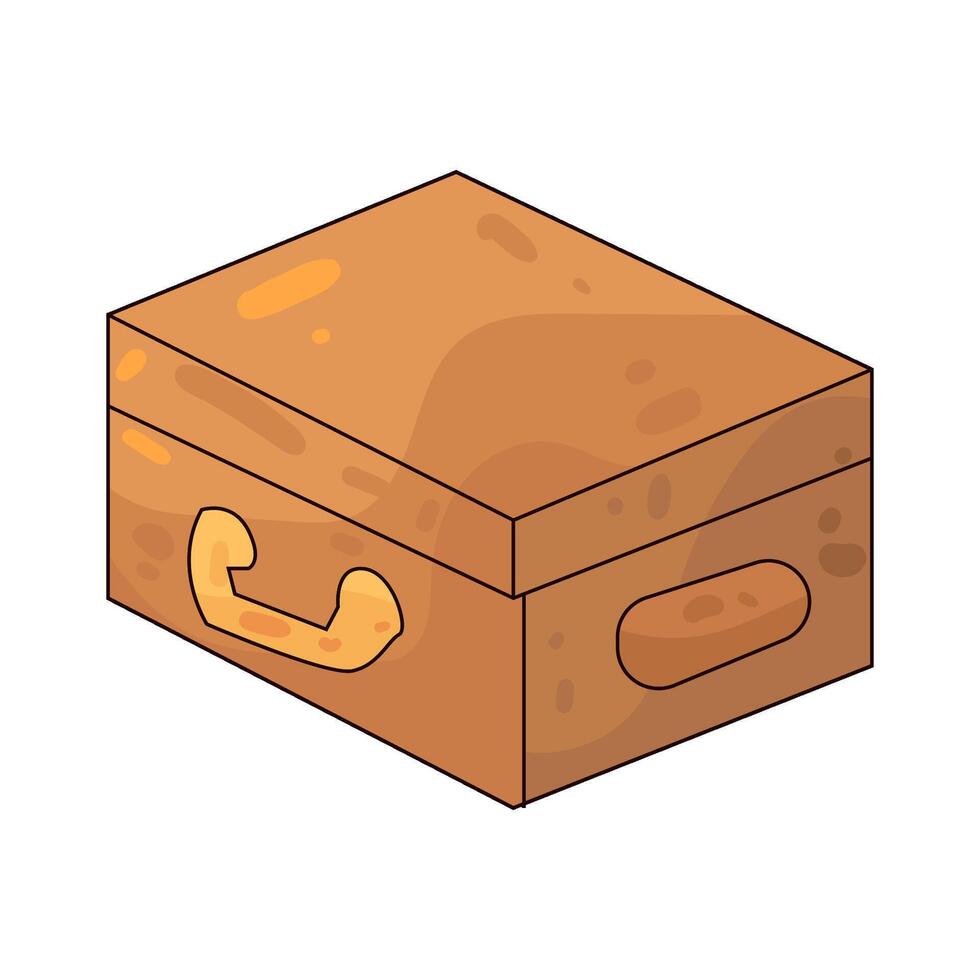 Illustration of Storage box vector