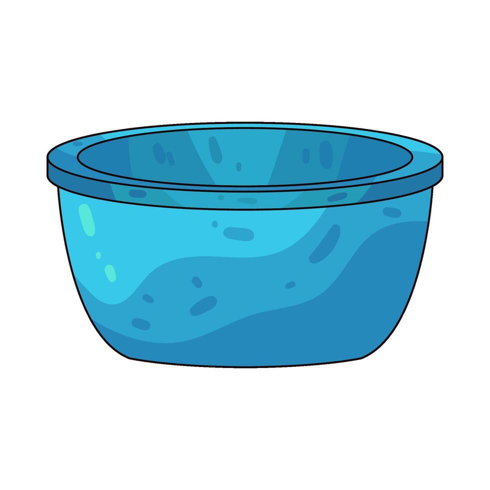 Illustration of Cleaning bucket vector