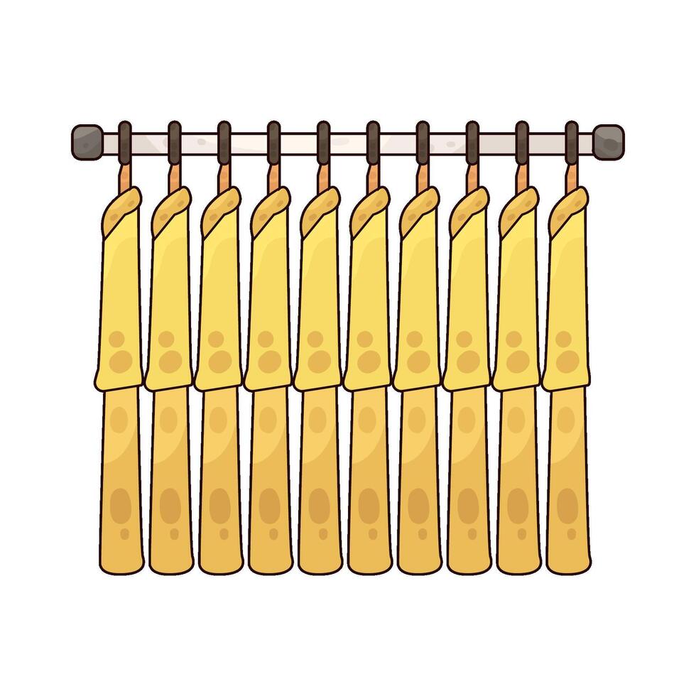 Illustration of Hanger rack vector
