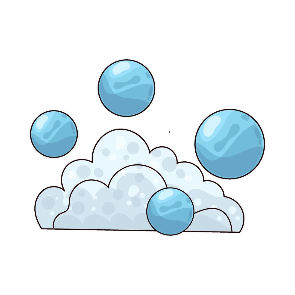Illustration of Suds and bubbles vector