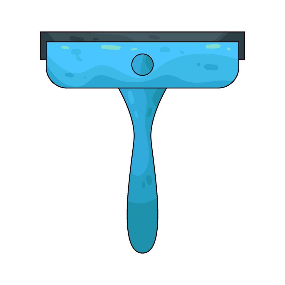 Illustration of Window squeegee vector