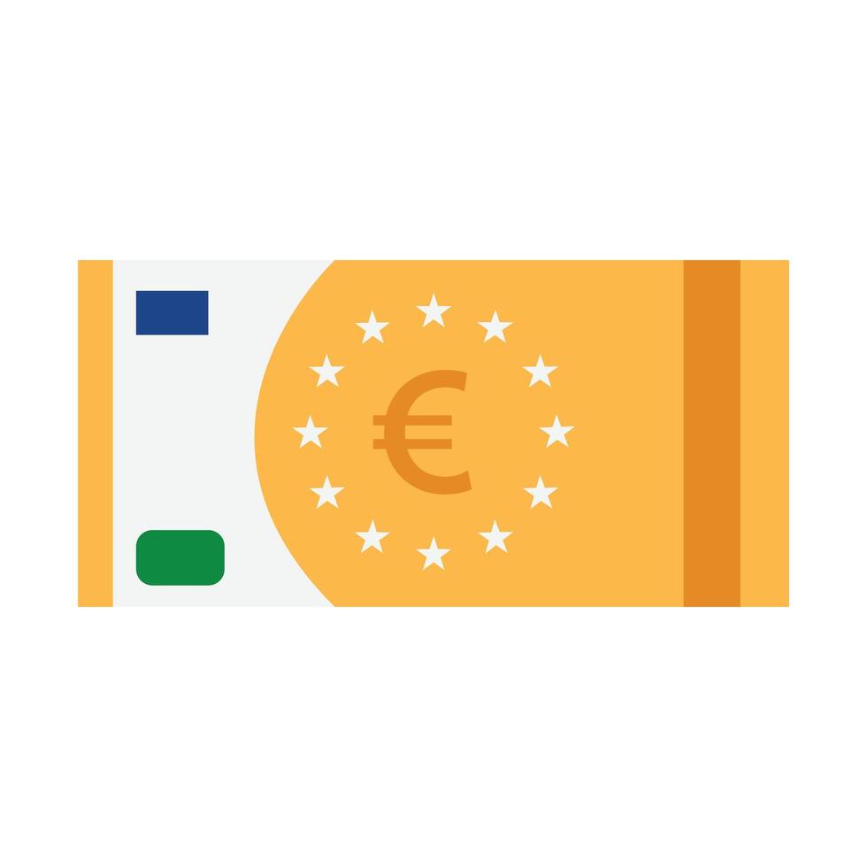 Euro banknote illustration vector