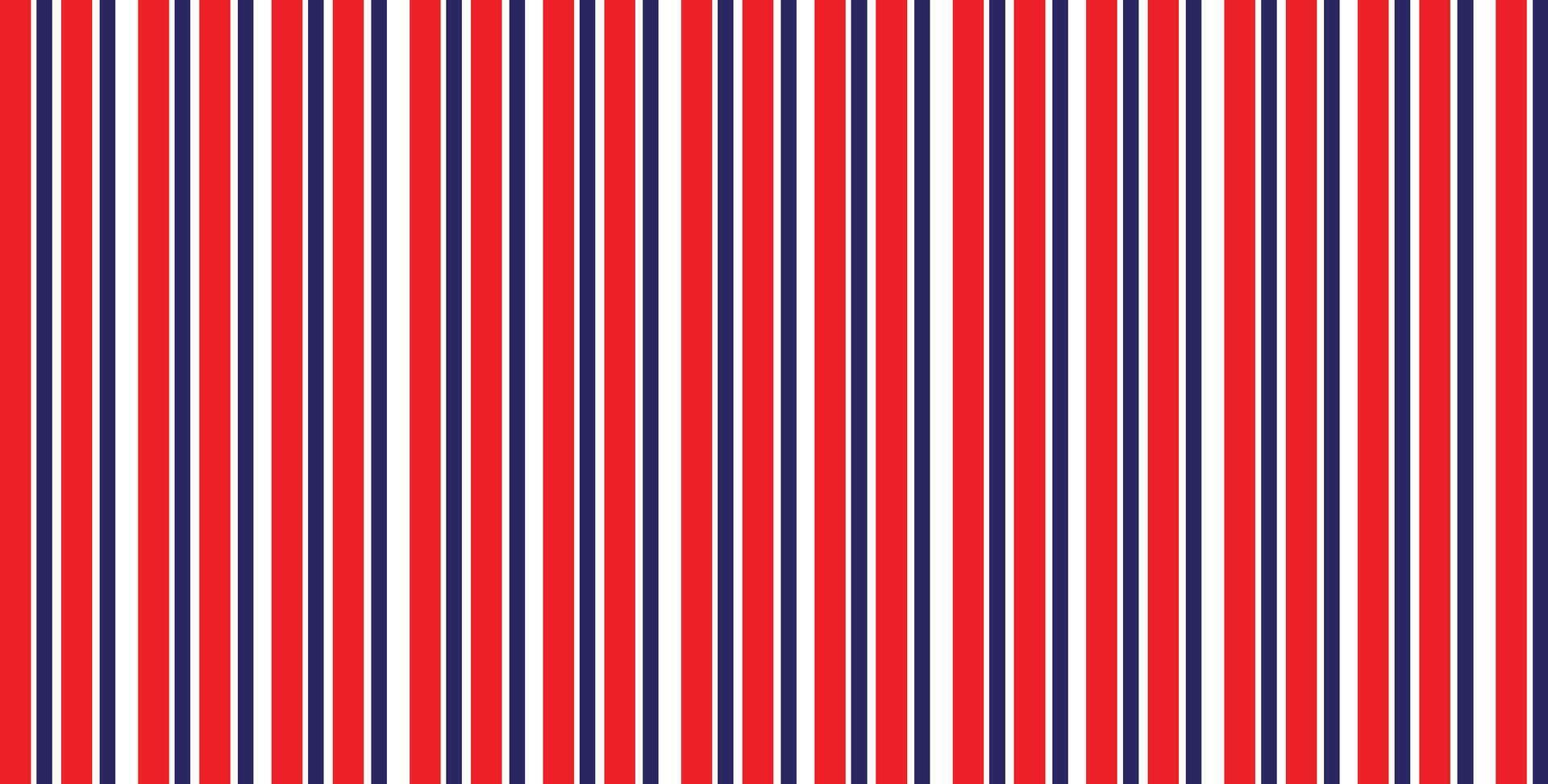 Red and Blue Diagonal Striped Pattern on White Background vector