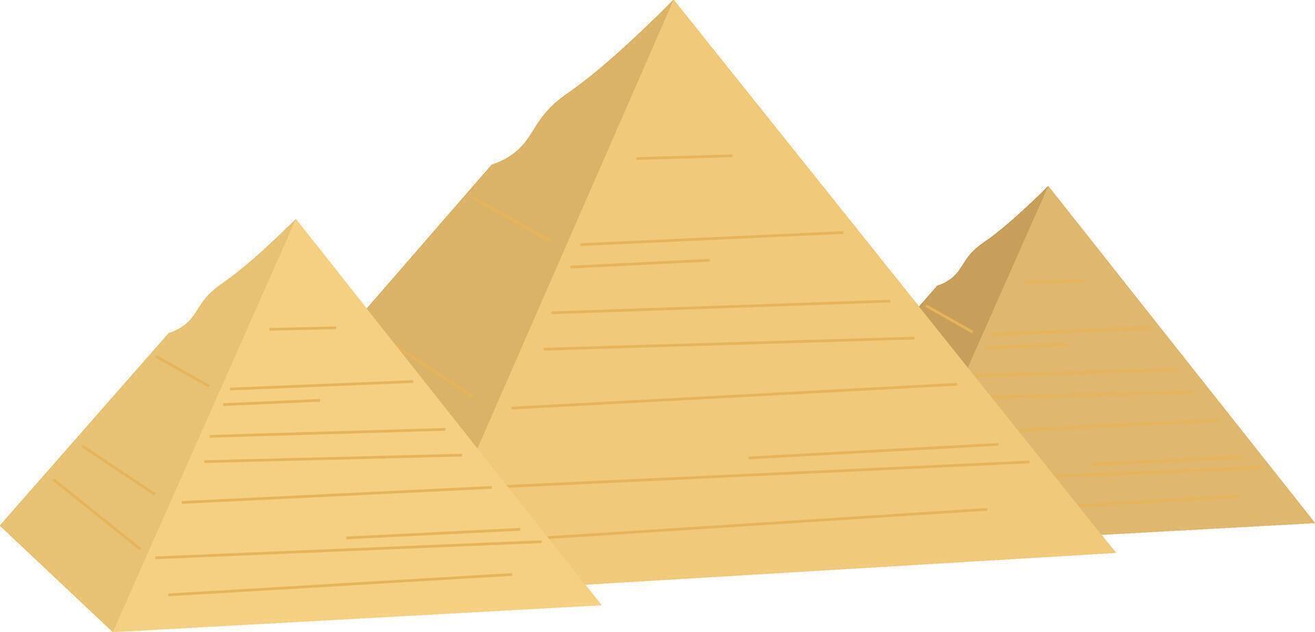 Ancient Egyptian Pyramids vector