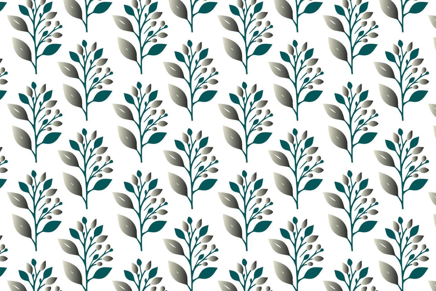 seamless floral pattern with detailed flowers, elegant leaves, and natural elements perfect for fabric, wallpaper, wrapping paper, and botanical designs vector
