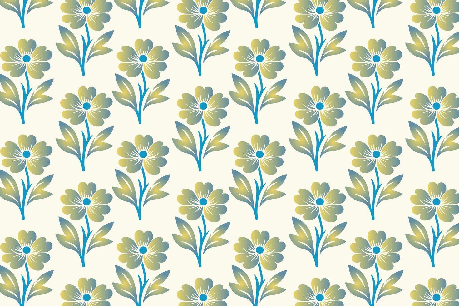 seamless floral pattern with intricate flowers, delicate leaves, and natural elements perfect for wallpaper, textile, wrapping paper, and botanical designs vector