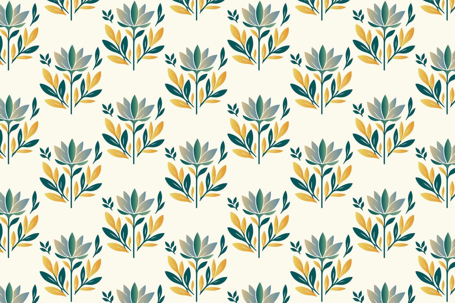 seamless floral pattern with detailed botanical elements for textile design wallpaper wrapping paper nature inspired patterns and garden themed prints vector