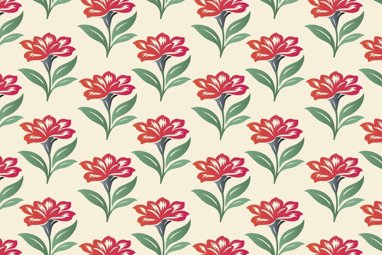 seamless floral pattern with intricate botanical elements for wallpaper textile wrapping cards garden inspired designs and nature themed backgrounds vector