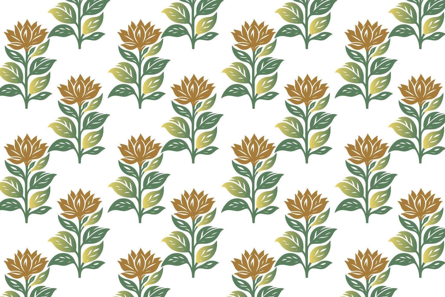 seamless floral pattern with intricate blooms, detailed leaves, and natural elements ideal for wallpaper, fabric, wrapping paper, and botanical designs vector