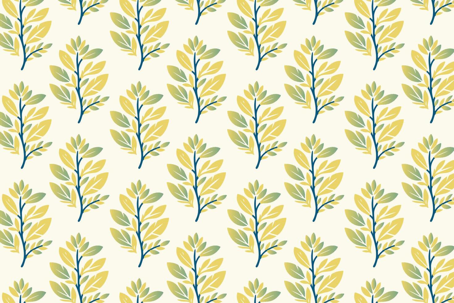 seamless floral pattern with detailed blossoms, lush foliage, and delicate stems ideal for wallpaper, fabric, wrapping paper, and botanical prints vector