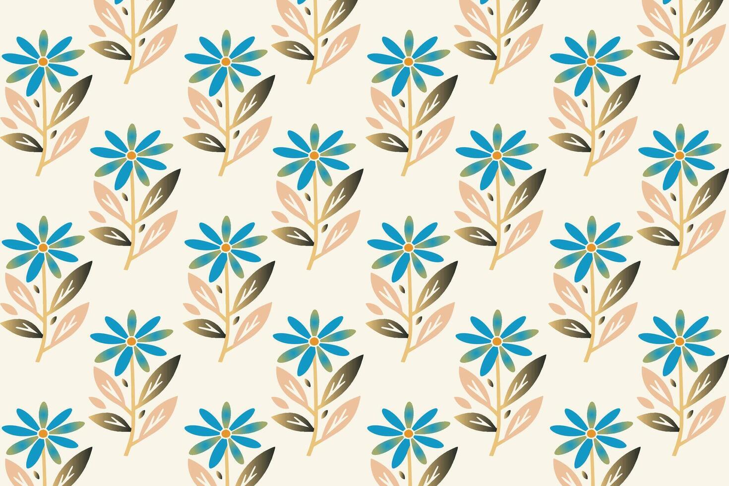 seamless floral pattern featuring detailed flowers and leaves for wallpaper fabric wrapping paper botanical backgrounds and nature inspired designs vector