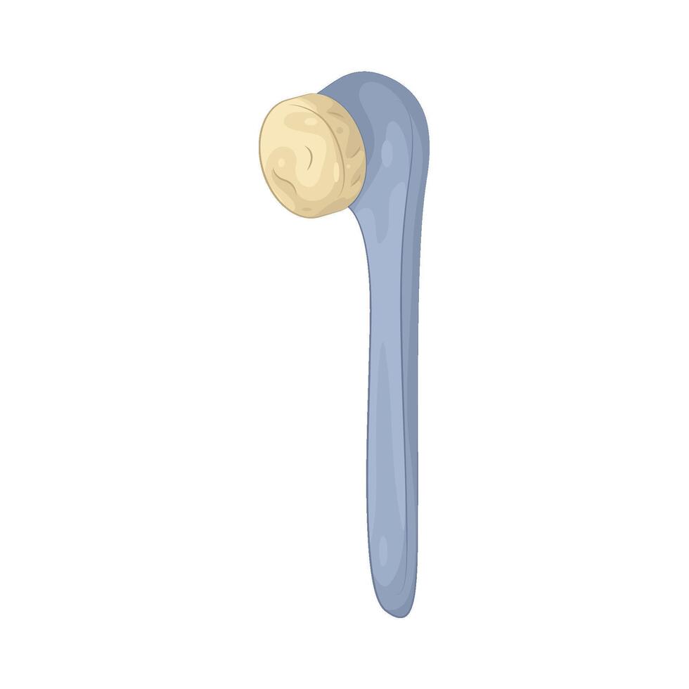 Illustration of Shower scrubber vector