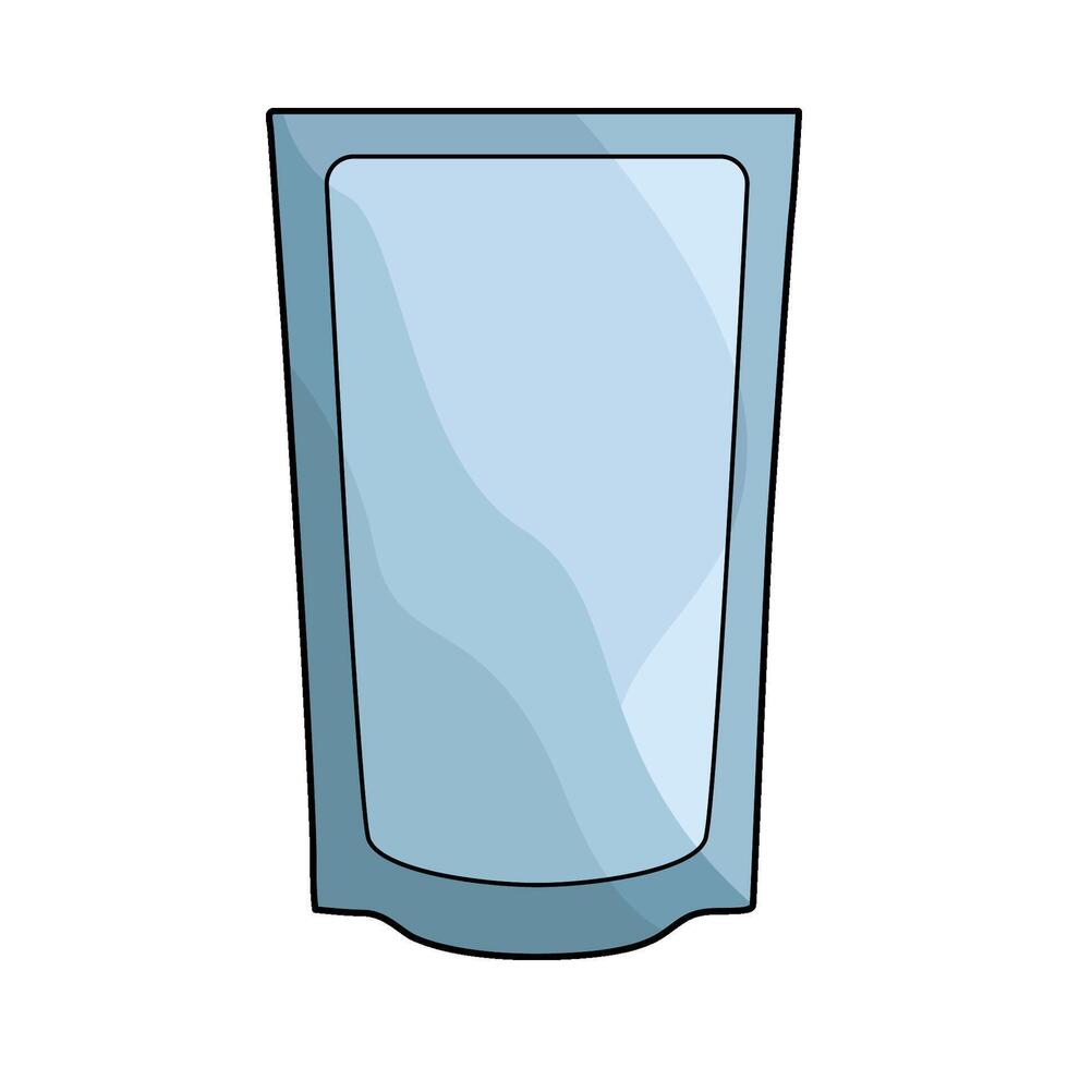 illustration of softener pouch vector