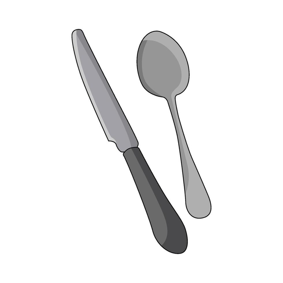 illustration of cutlery vector