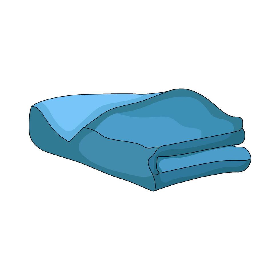 illustration of cloth towel vector