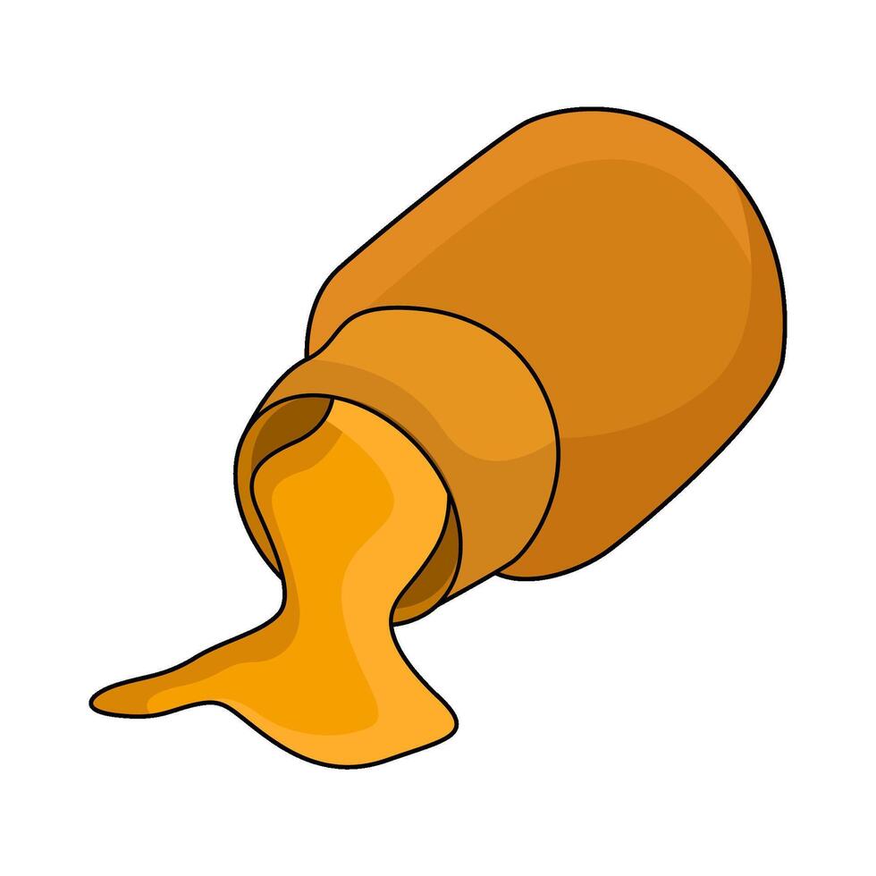 illustration of Paint Mixing Jar vector