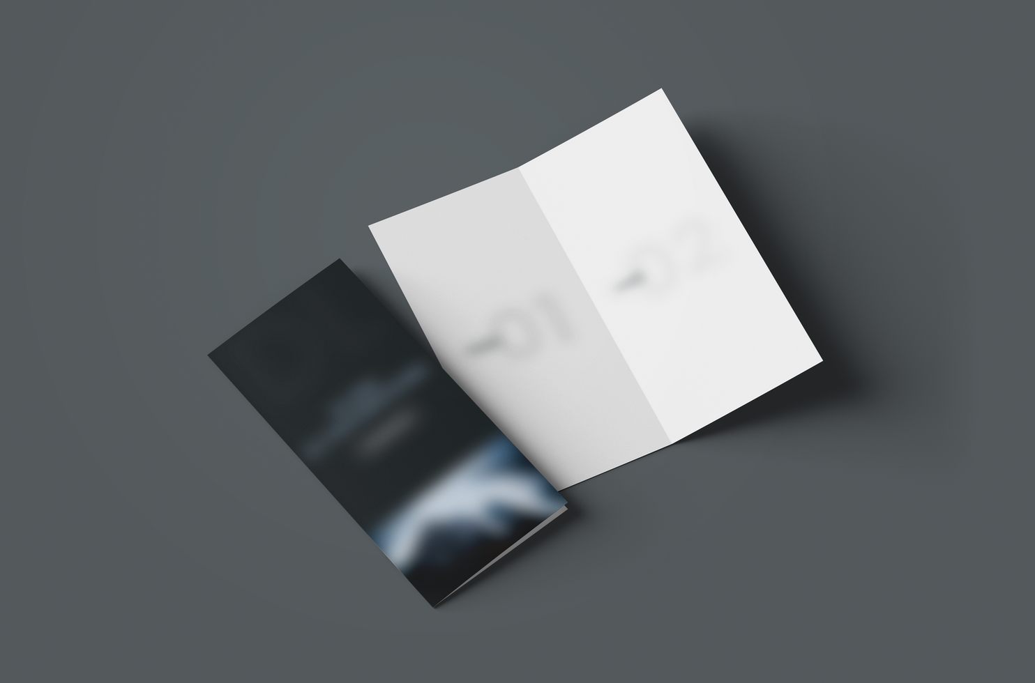 Bi-Fold Brochure Mockup Presentation psd