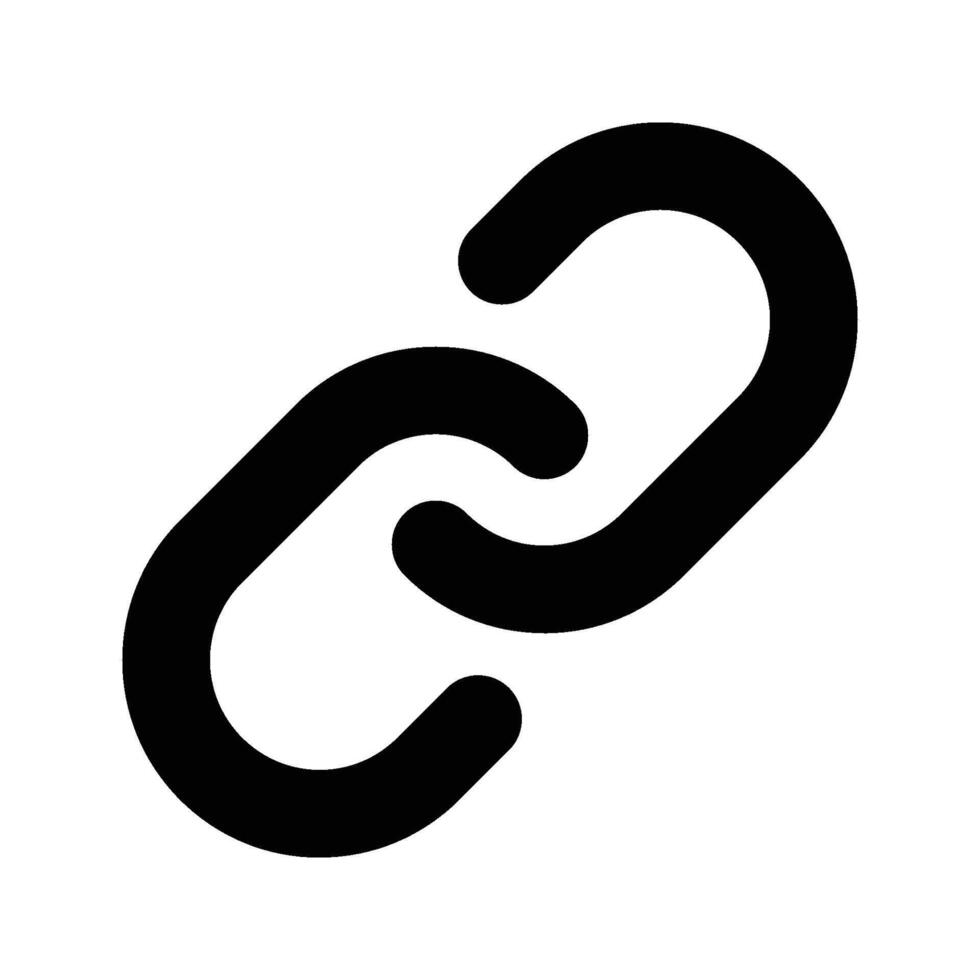 Link icon. Chain Symbol. for mobile concept and web design. illustration on background vector