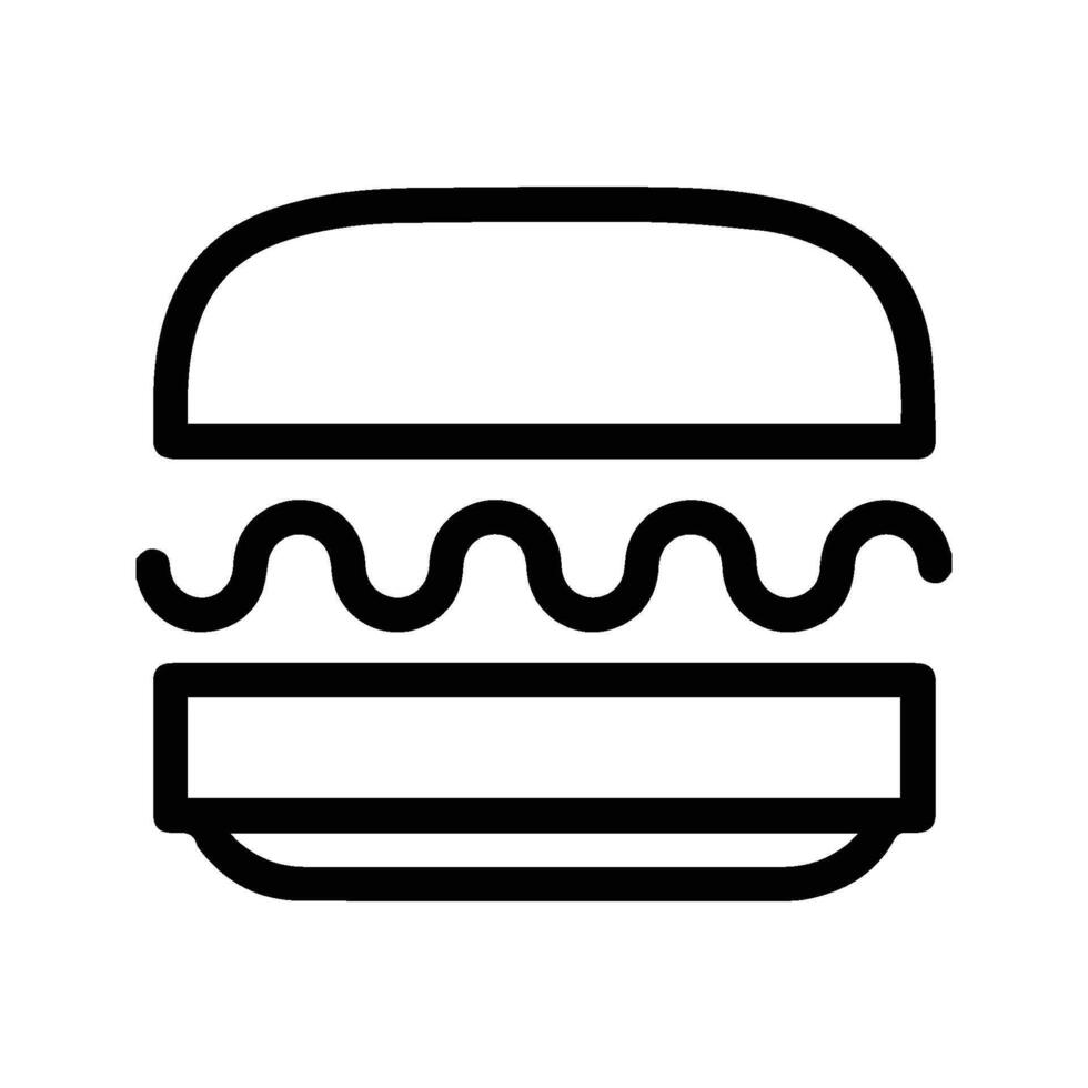 Burger Hamburger icon illustration web site mobile logo app UI design, meat, beef, food, lettuce, sandwich, meal, grilled, tomato, bun, snack, onion cheese sign symbol Fast food vector