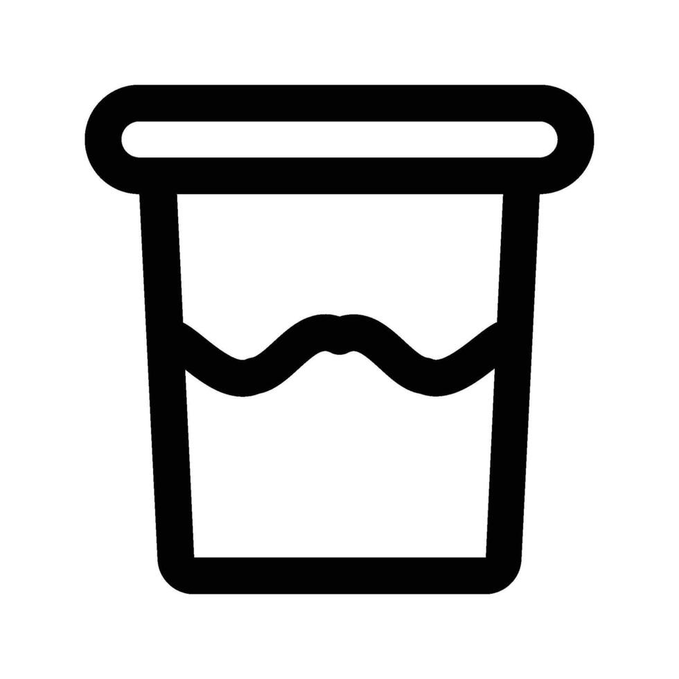 Urine test icon isloated on background vector