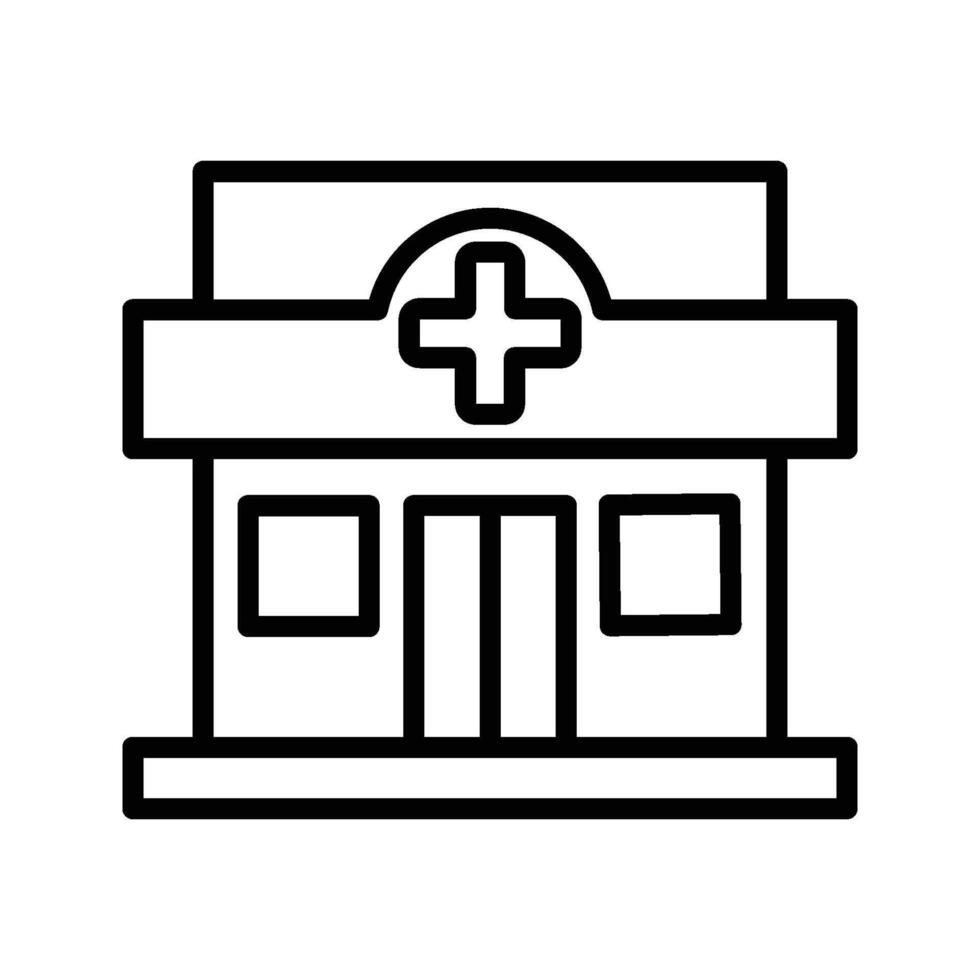 Hospital Icon. symbol for mobile concept and web design. illustration vector