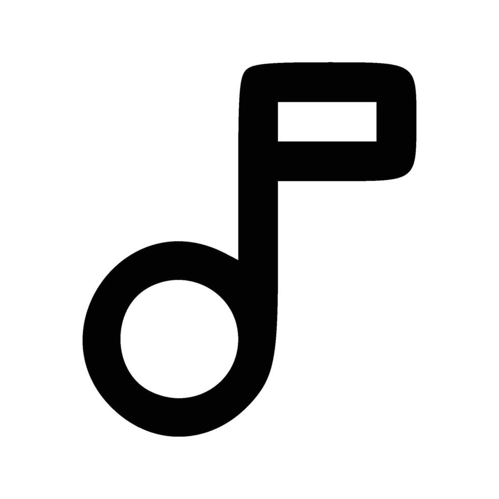 Music note icon illustration on background vector