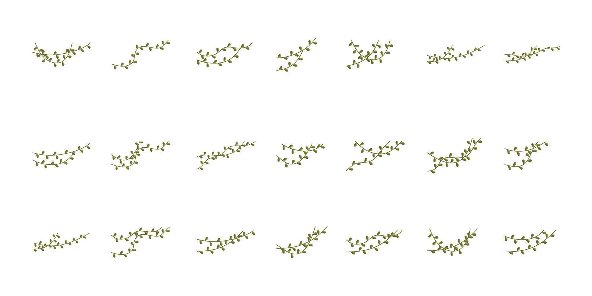 Vine Leaf Corner Illustration vector