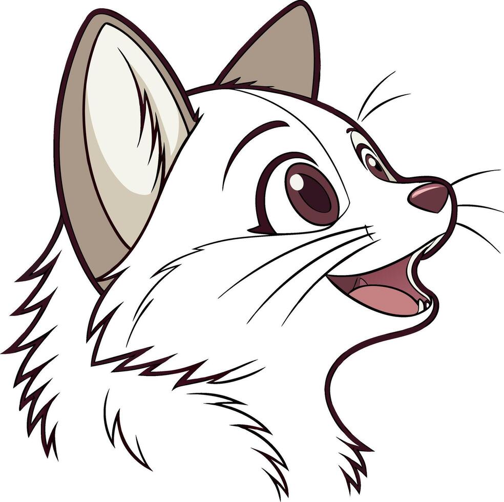 Cat illustration art vector