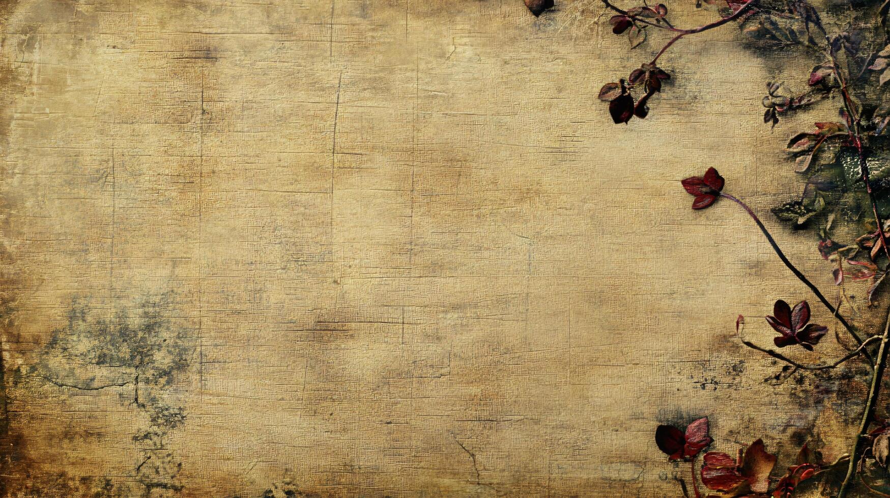Rustic textured background with dry autumnal foliage. photo