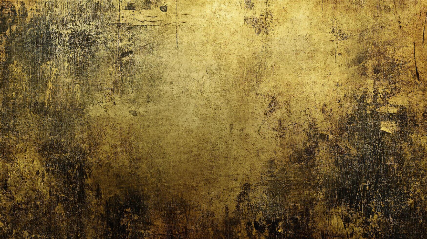 Textured gold backdrop with rustic artistic elements photo