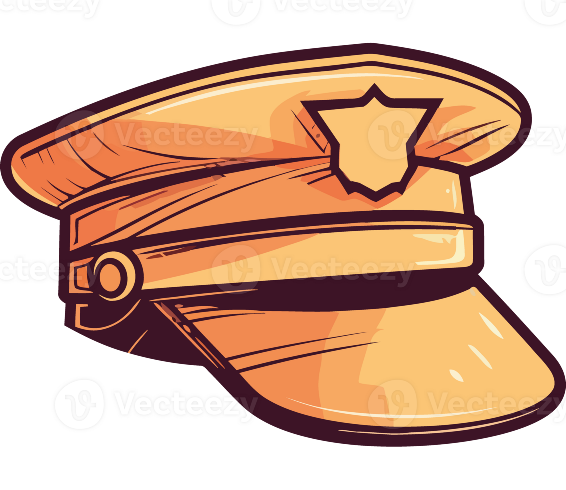 golden law uniform cap accessory isolated png