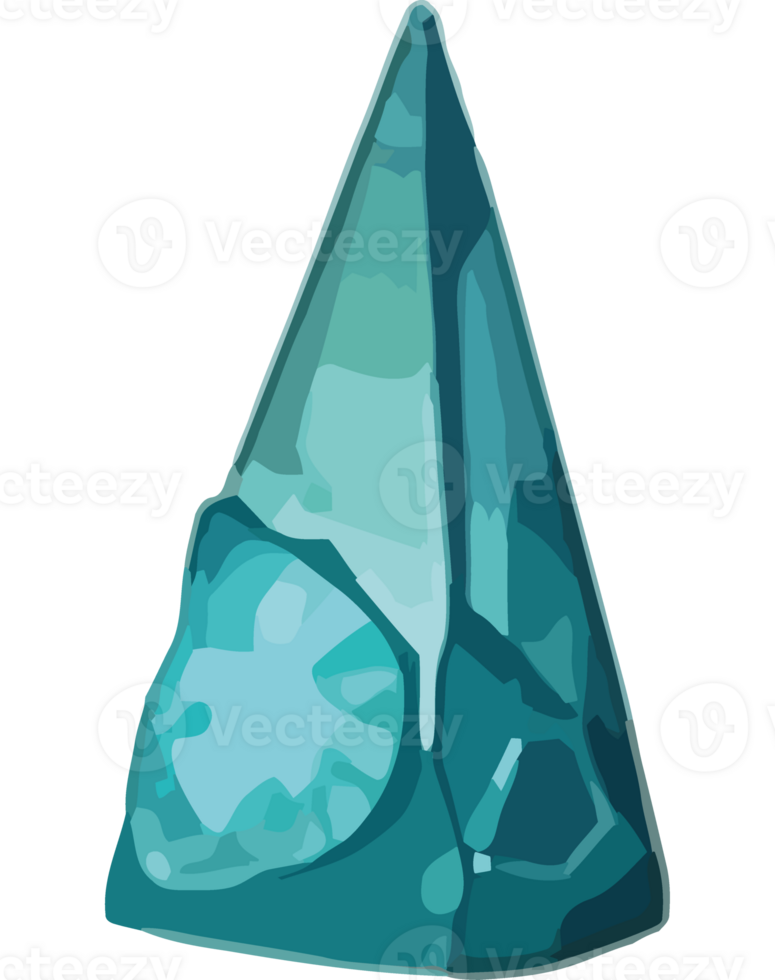 Shiny crystal gemstone design png