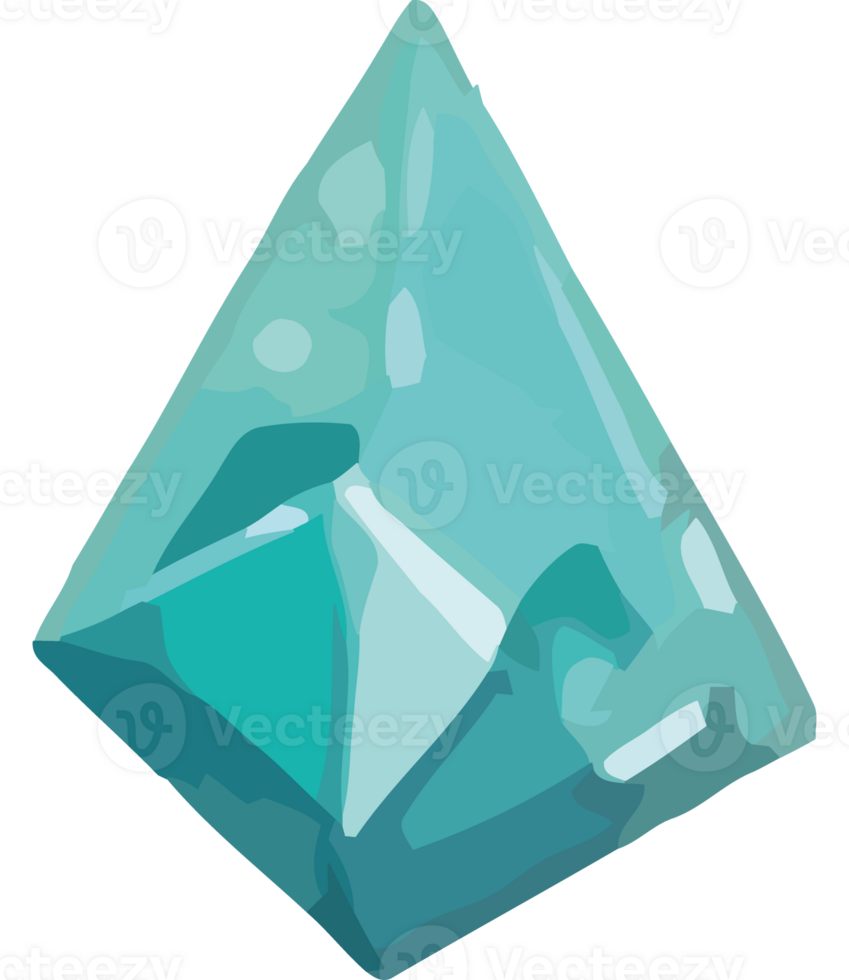 Geometric shape of crystal gemstone reflects png