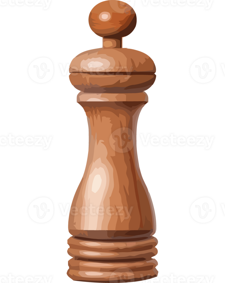 Antique pepper mill creativity to kitchen utensil isolated png