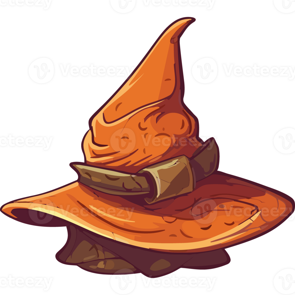 witch hat magic accessory icon isolated png