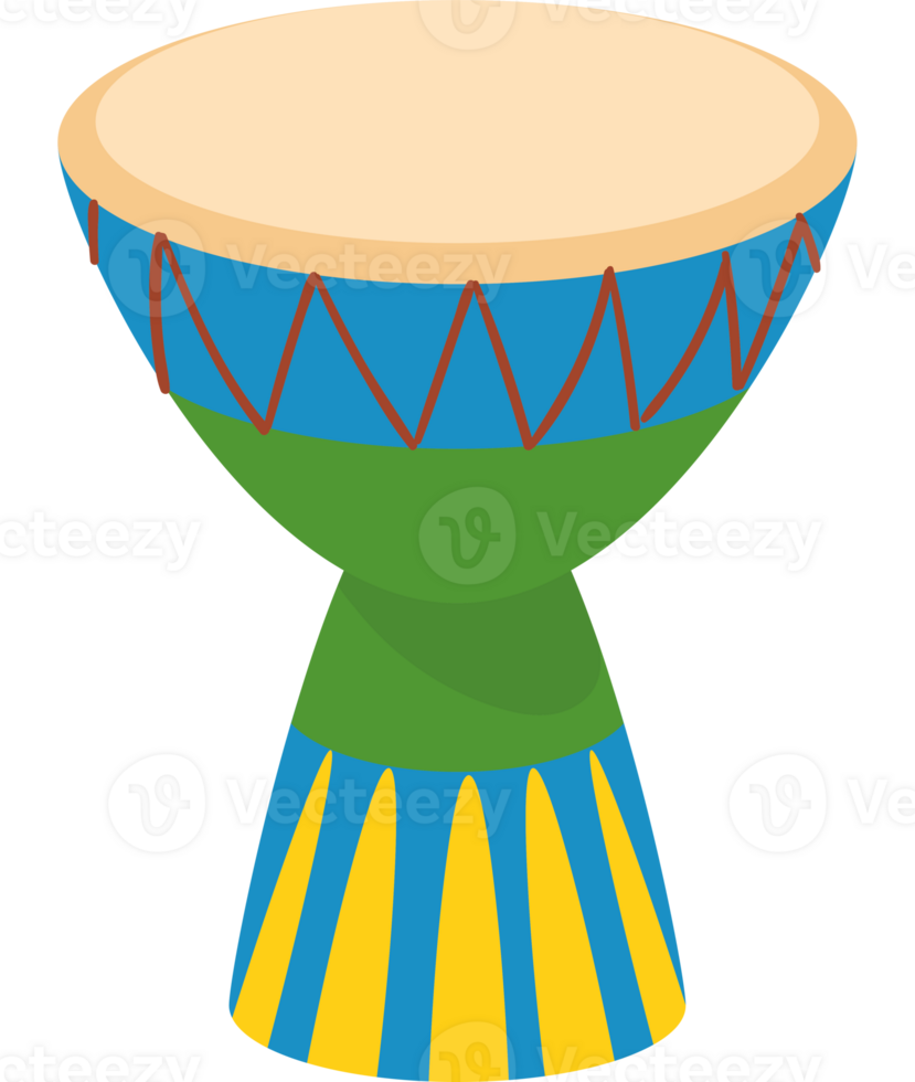 Djembe drum instrument icon png
