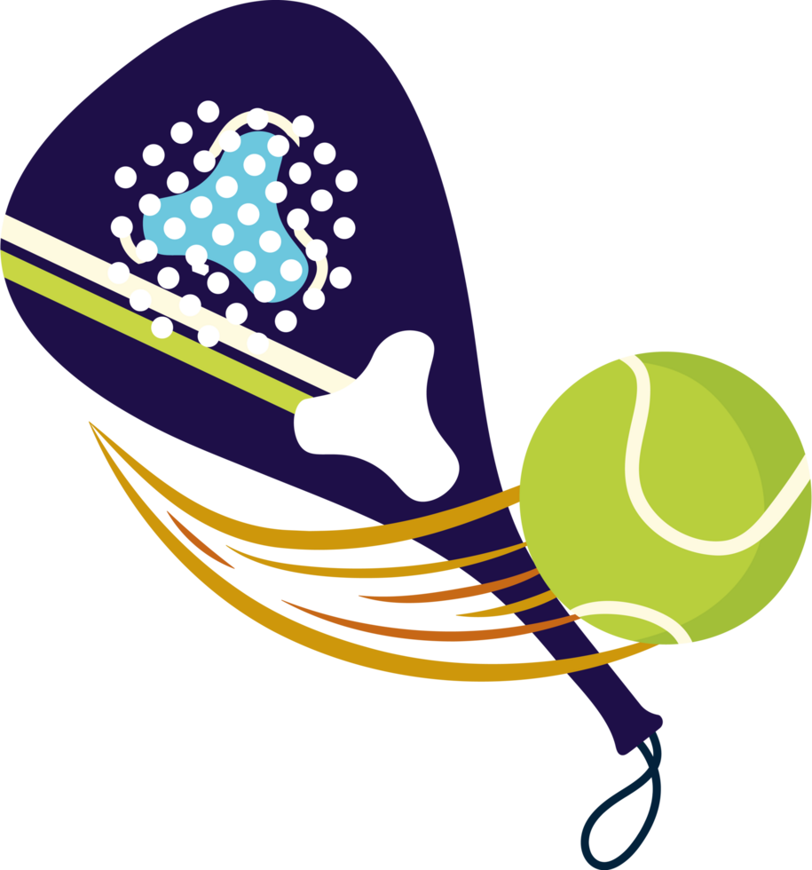 padel tennis sport illustration isolated png