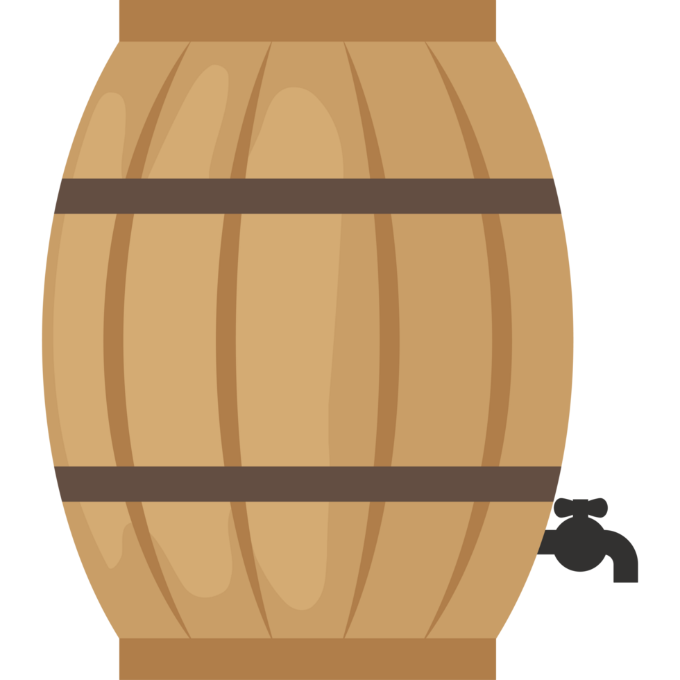 saint patricks day beer barrel illustration png