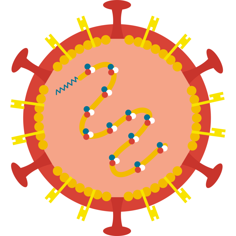 virus nipah inside icon isolated png