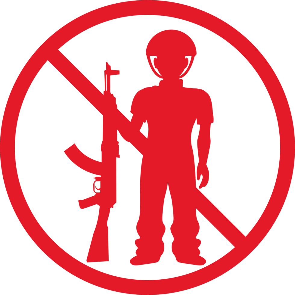 red hand day movement illustration isolated png